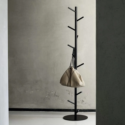 Appendiabiti con ganci orientabili in acciaio laccato Alga di Bontempi