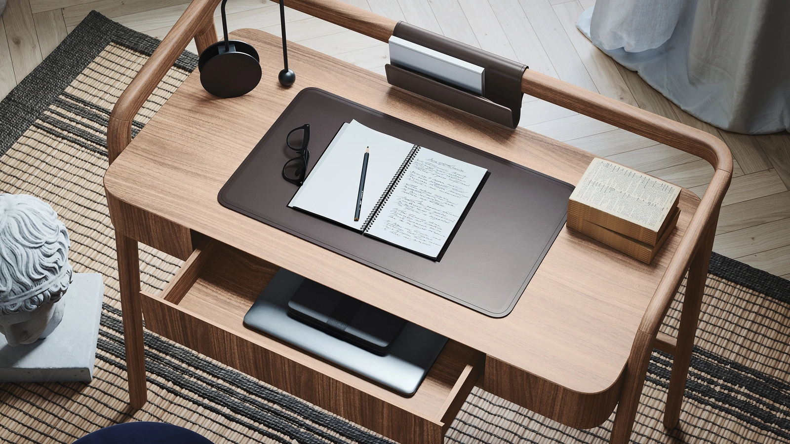 Scrittoio in legno Knot di Novamobili