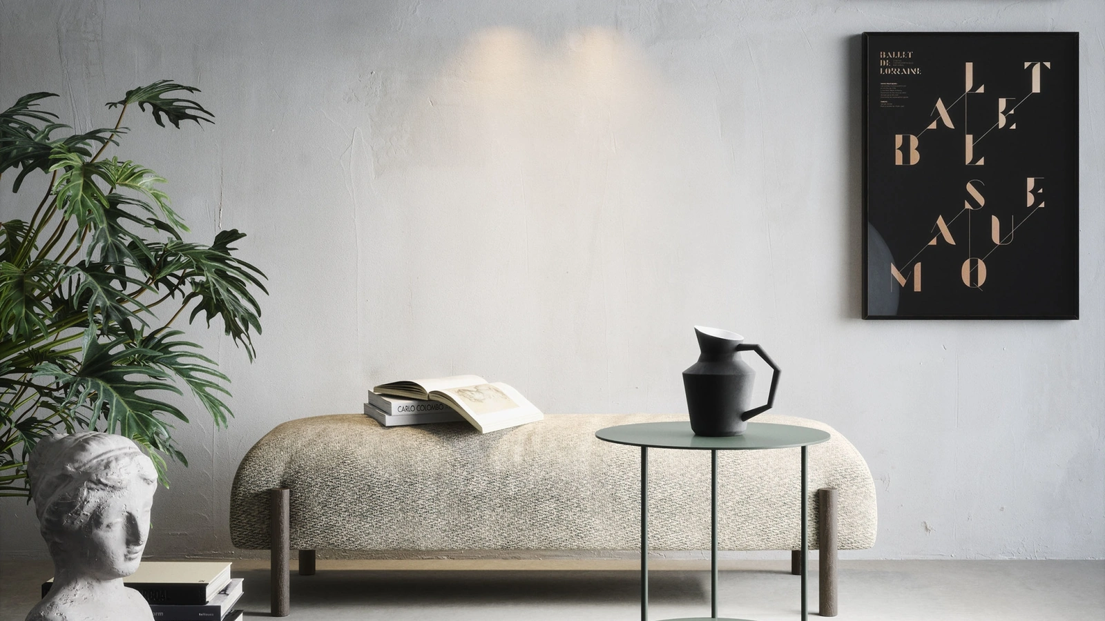 Tavolino Circle in metallo laccato di Novamobili