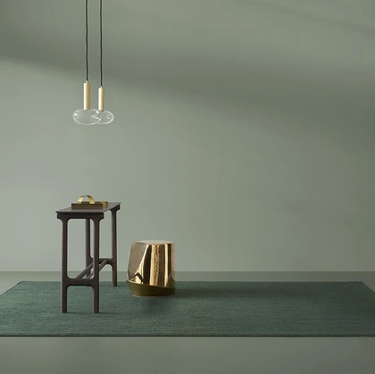 Tappeto Pibiones Riu colore Verde Mirto di Pianca