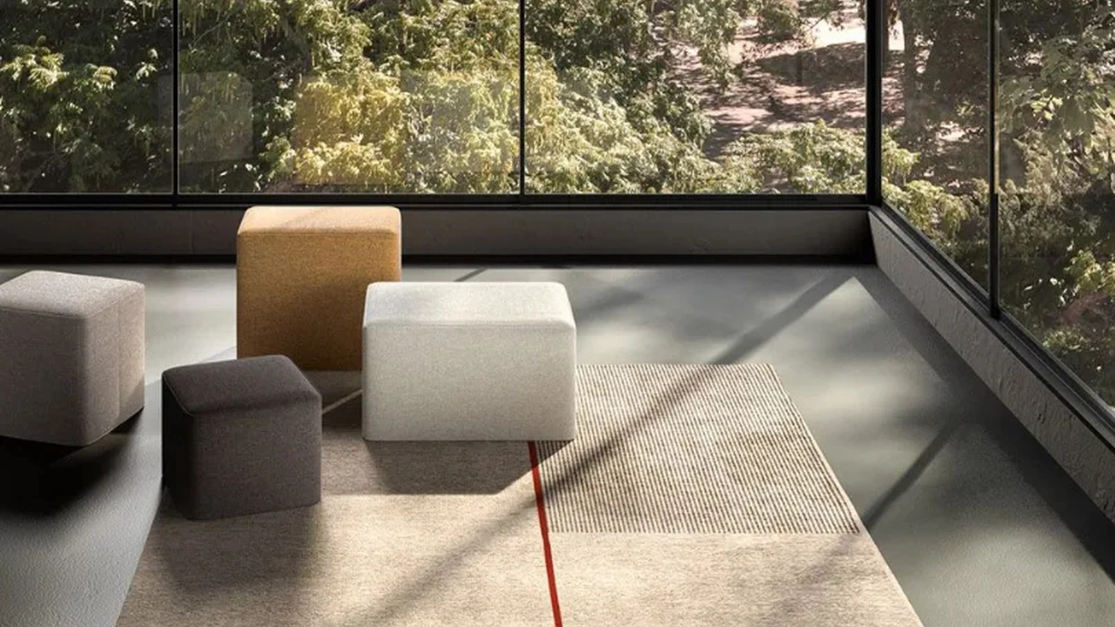 Tappeto Ypsilon di Doimo Salotti