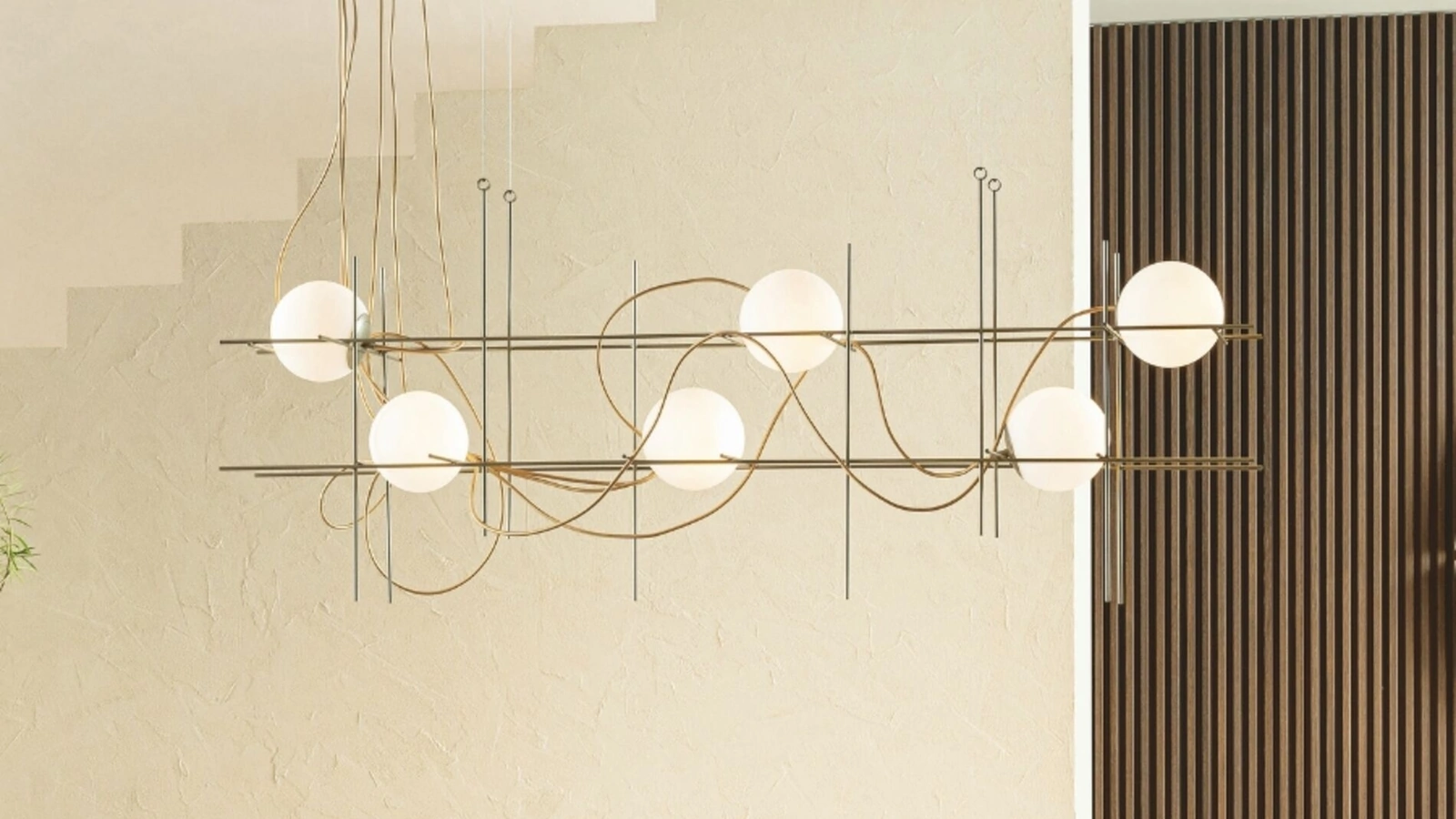 Lampada a sospensione Iron S di Riflessi