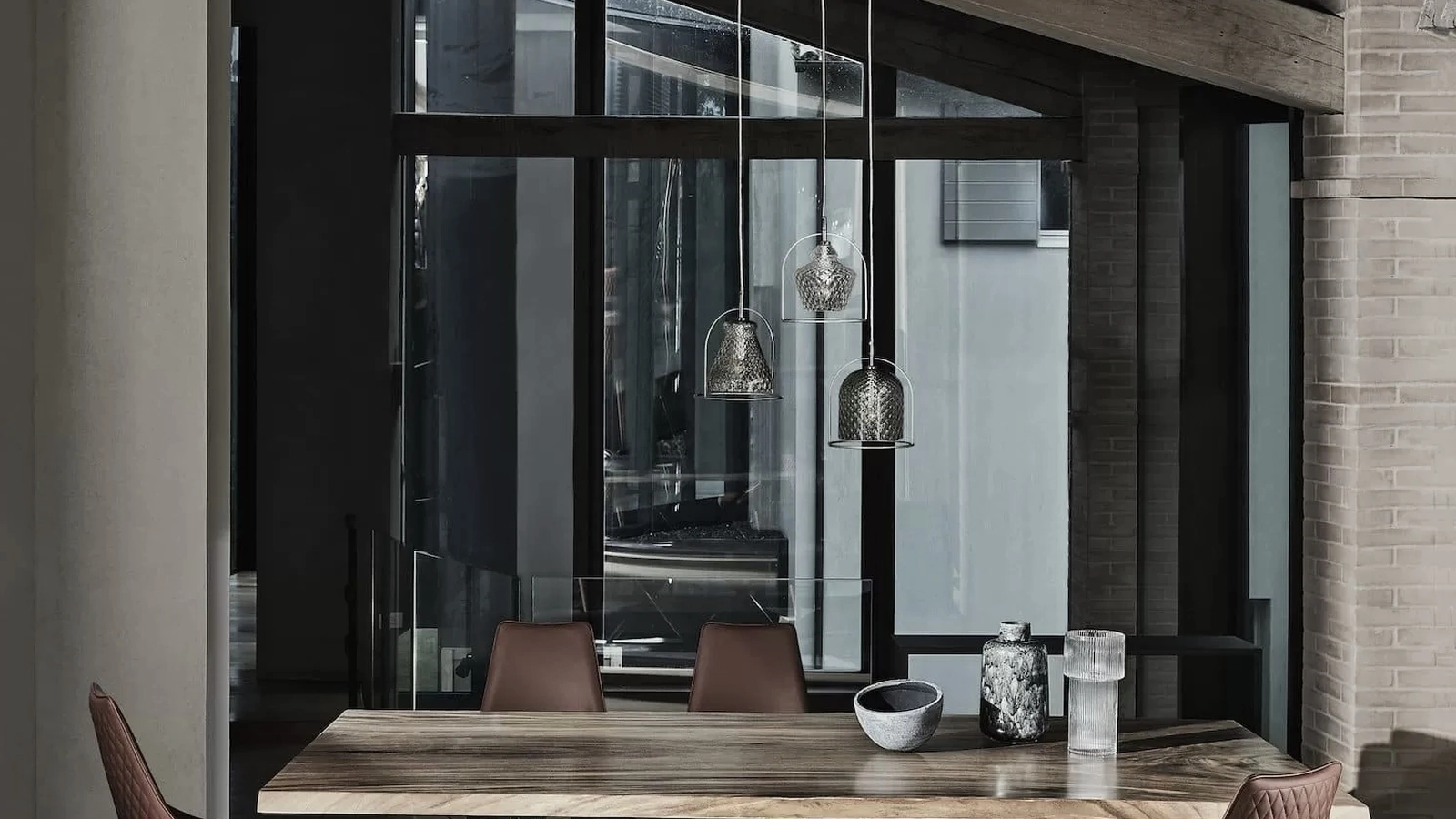 Lampada a sospensione in vetro Swing|Soul|Funky di Bontempi