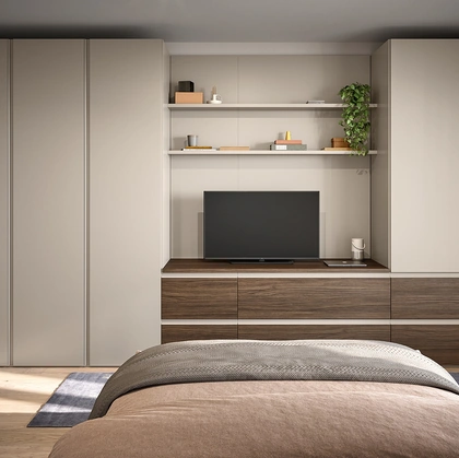 Armadio con ante battenti 08B in nobilitato di Cinquanta3