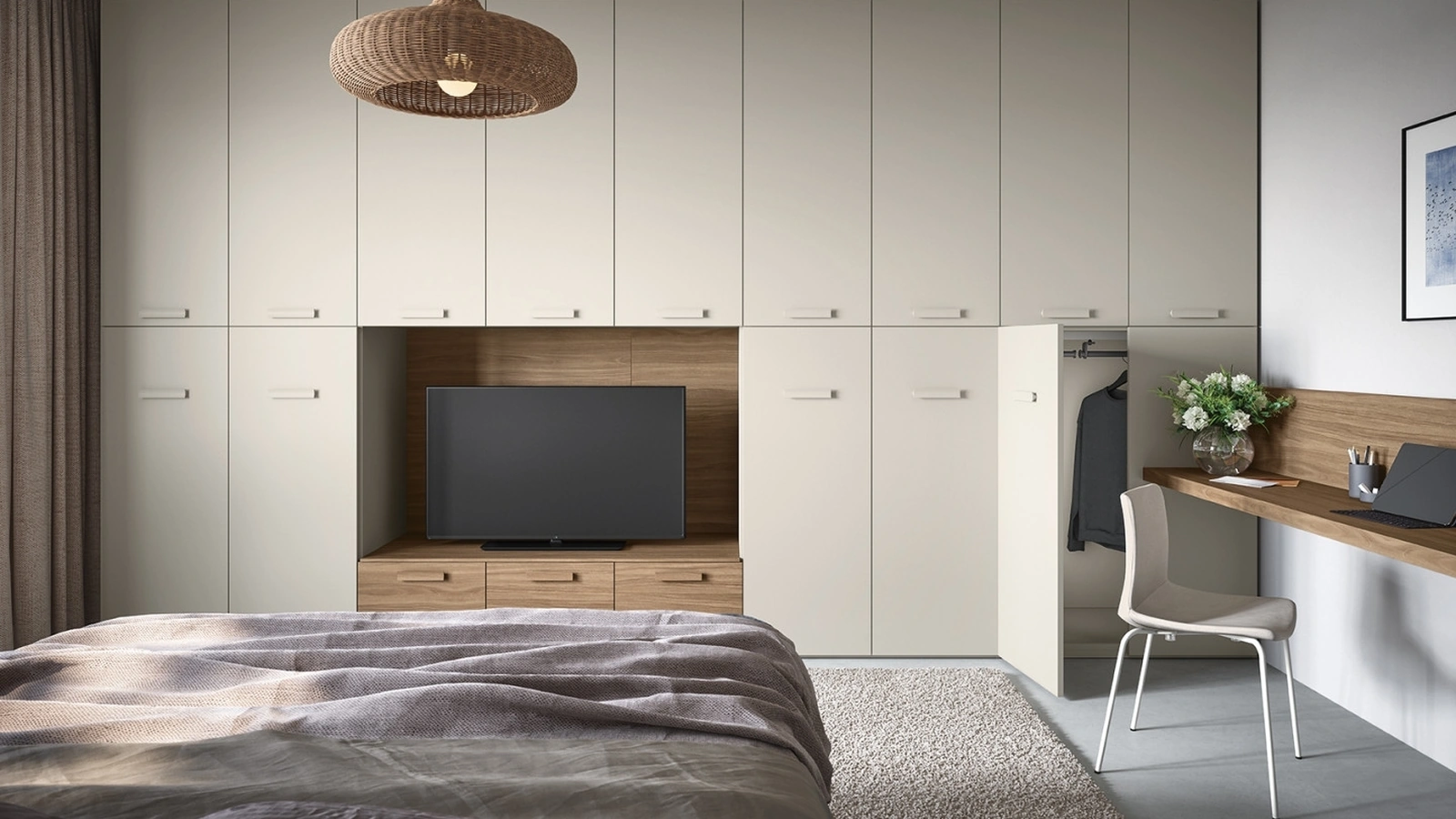 Armadio con ante battenti 11B  in melaminico di Cinquanta3