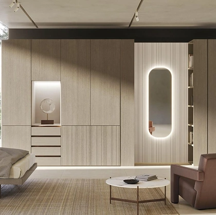 Armadio con ante battenti Comp N04A di Mobilgam