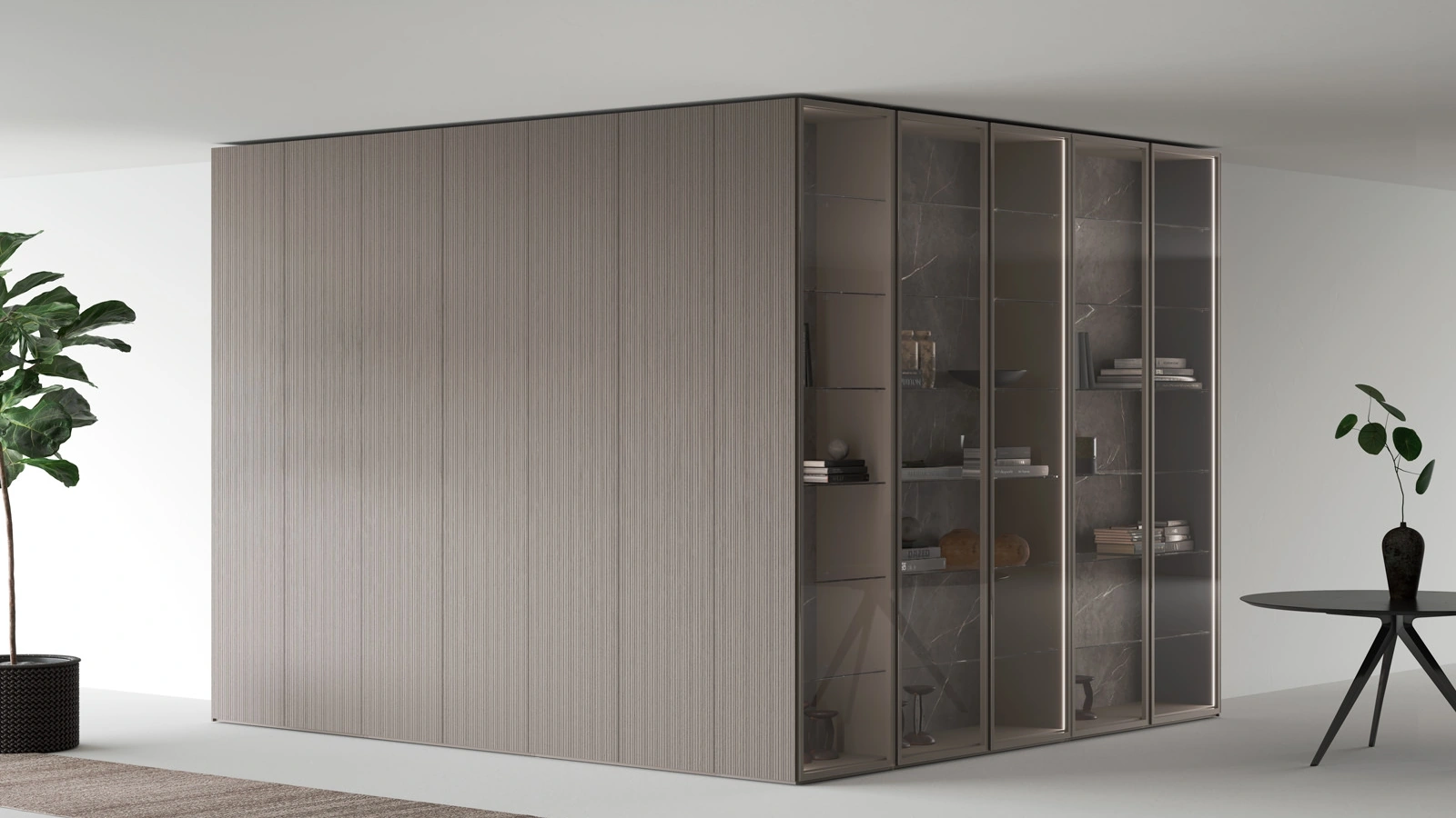 Armadio Freedhome con angolo esterno di Caccaro