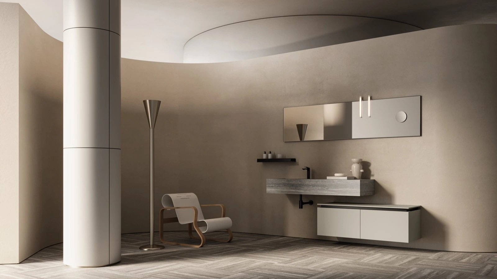 Mobile da Bagno sospeso Alto 02 di Puntotre