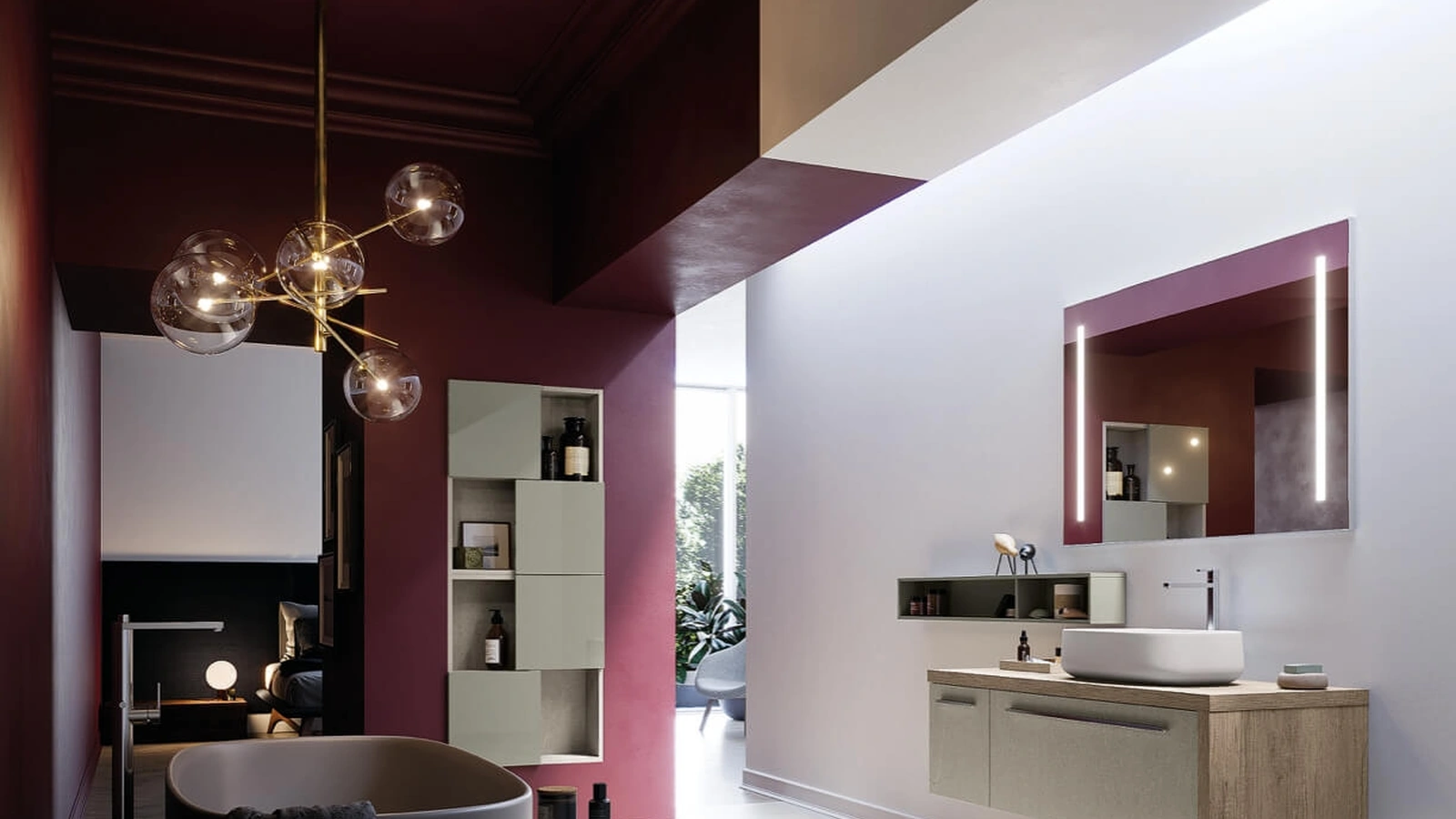 Mobile da Bagno sospeso Sistema Maniglia 26 di Puntotre