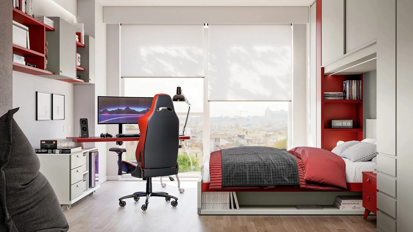 Cameretta a ponte Layout 05B di Doimo Cityline