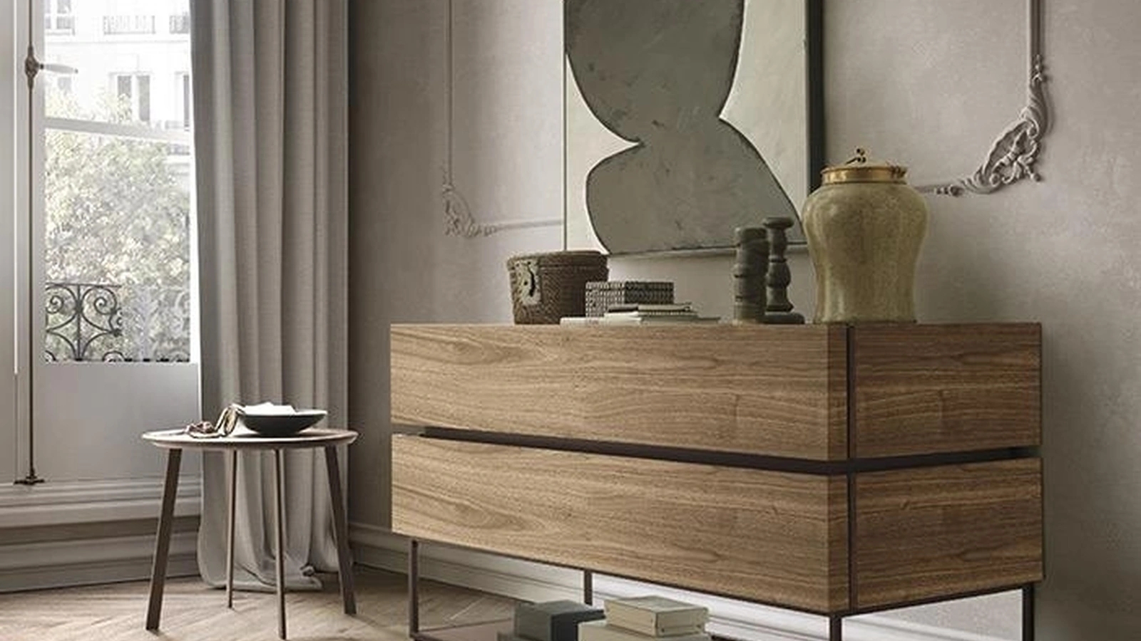 Comò Cubo in frassino di Mobilgam