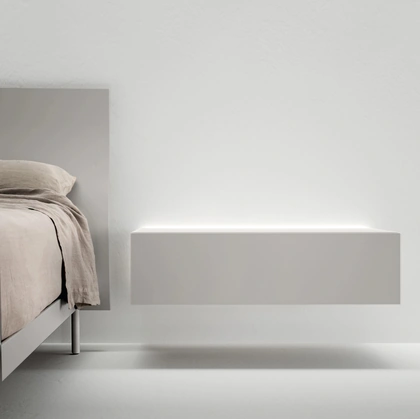 Comodino sospeso Filnox di Caccaro