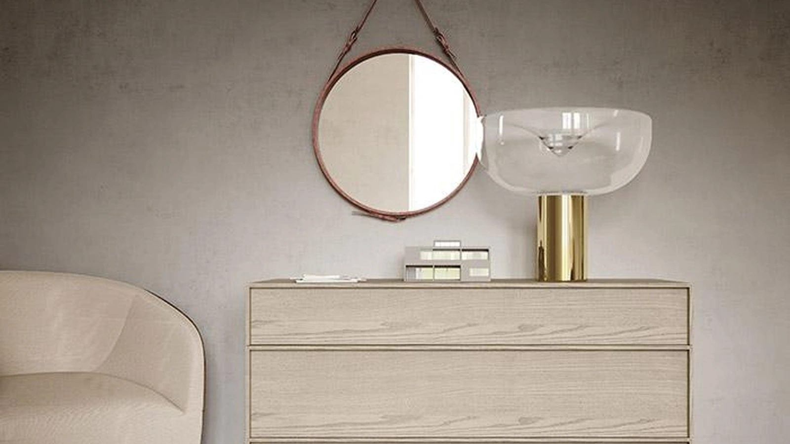 Comò in frassino Frame di Mobilgam