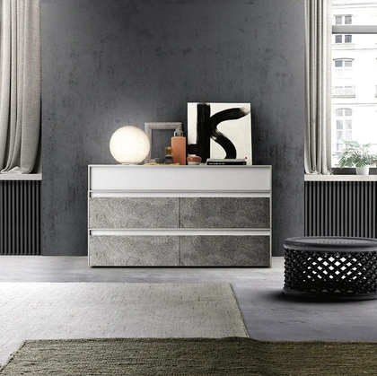 Comò Frame in frassino laccato di Mobilgam