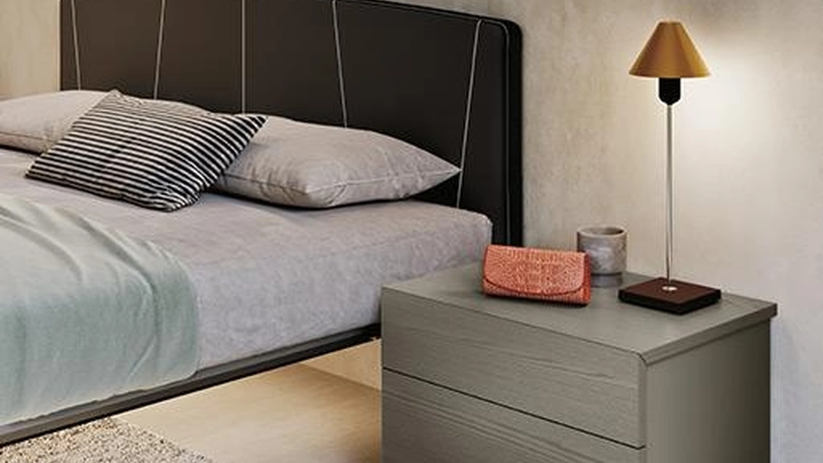 Comodino Noa in frassino di Mobilgam