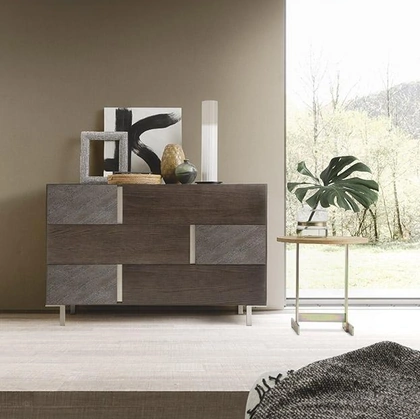 Comò Regolo in frassino e materico di Mobilgam