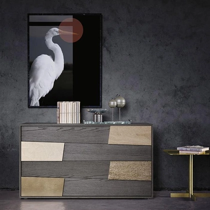 Comò Scacco in legno di Mobilgam