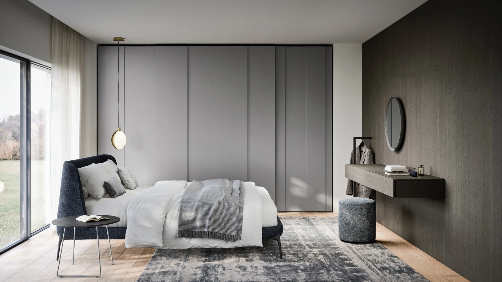 Letto in tessuto Velvet di Novamobili