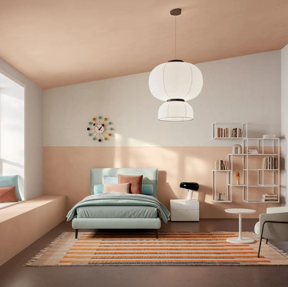 Letto Singolo in tessuto Dread di Twils