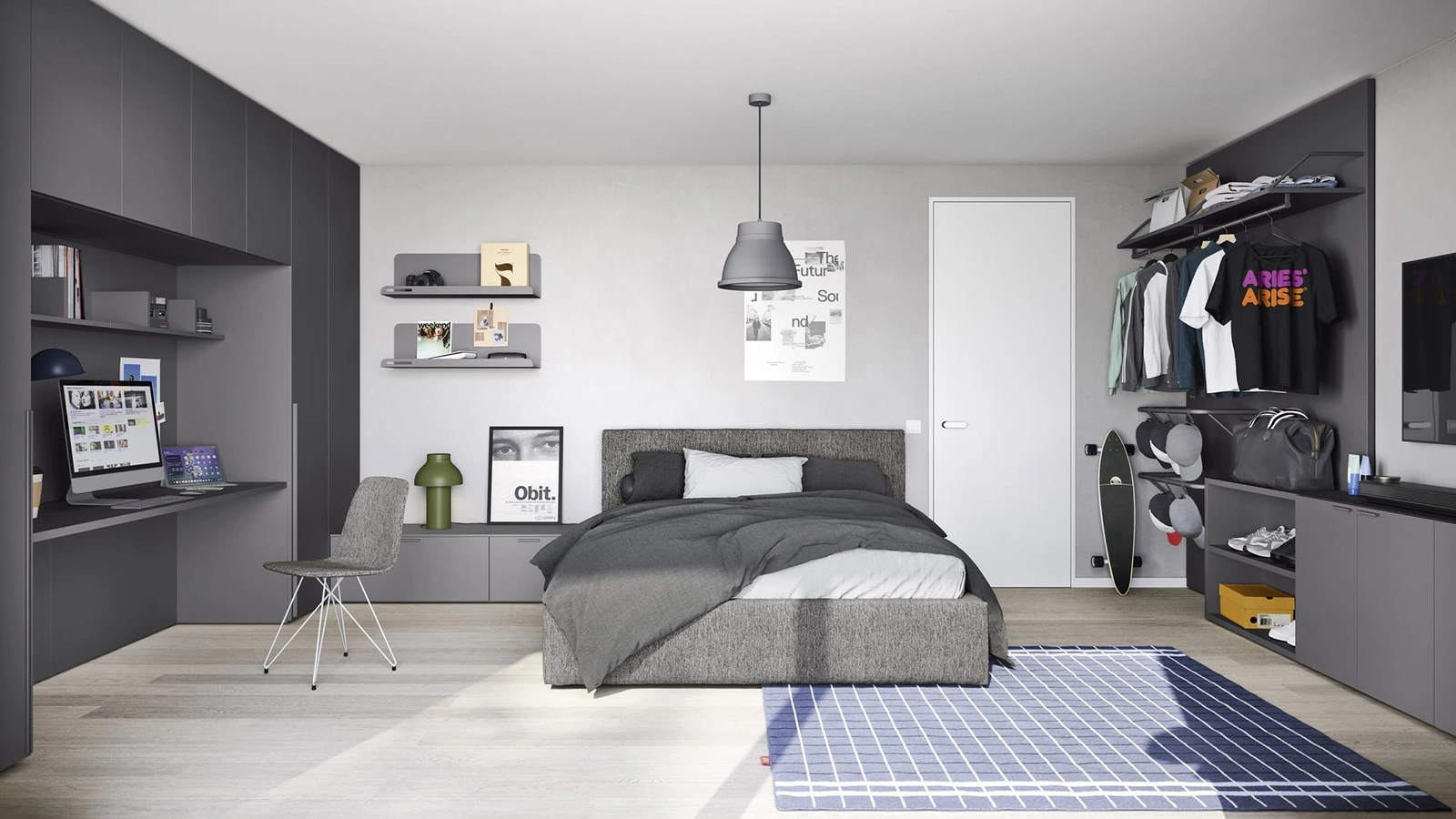 Letto singolo Wind di Nidi