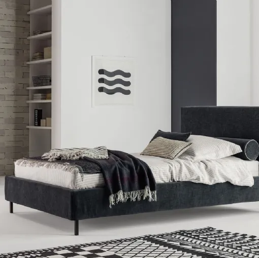 Letto singolo Boiserie Flute di Twils