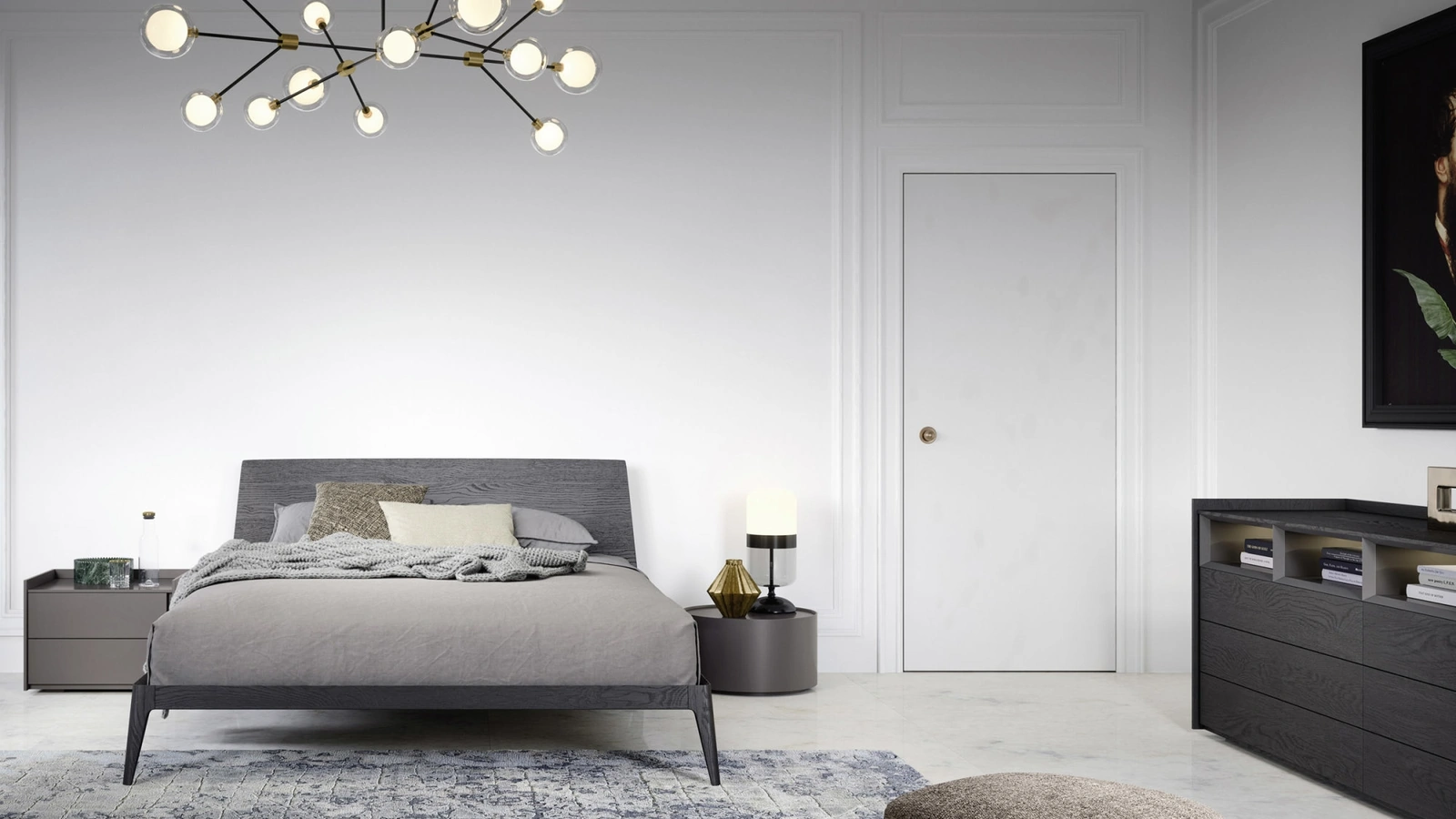 Letto con testiera Siri di Novamobili