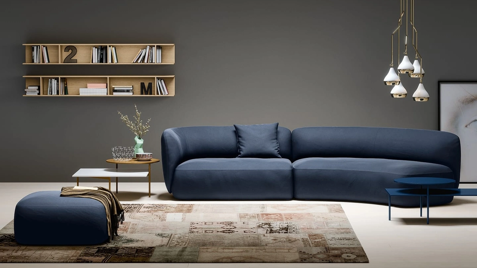 Libreria in rovere Butterfly di Novamobili