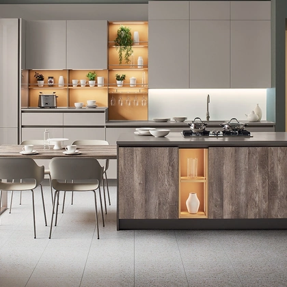 Libreria divisoria Living 06 di Veneta Cucine