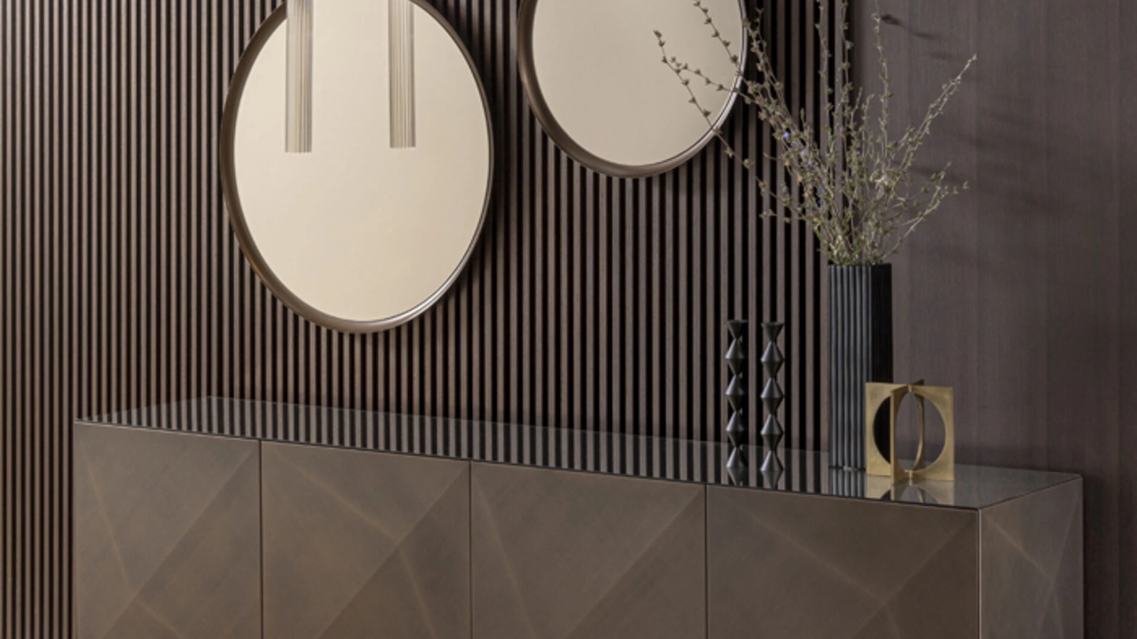 Madia Cubric in metallo di Riflessi