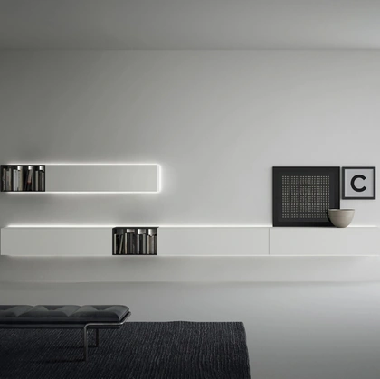 Mobile Contenitore sospeso con librerie di Caccaro