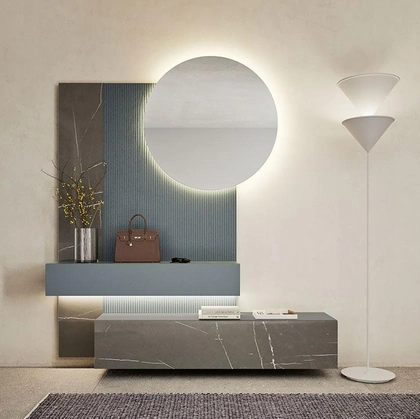 Parete Attrezzata Composizione Horizon 1008 di Mobilgam