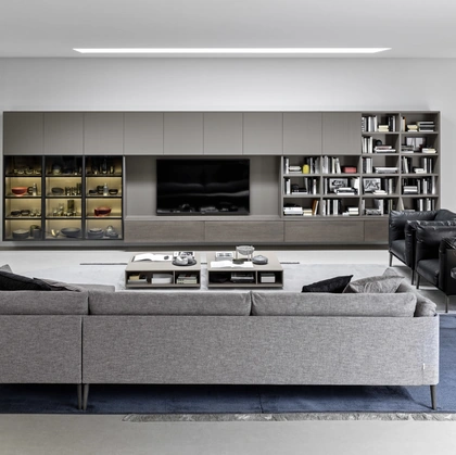 Parete Attrezzata Pannelli TV 02 di Novamobili