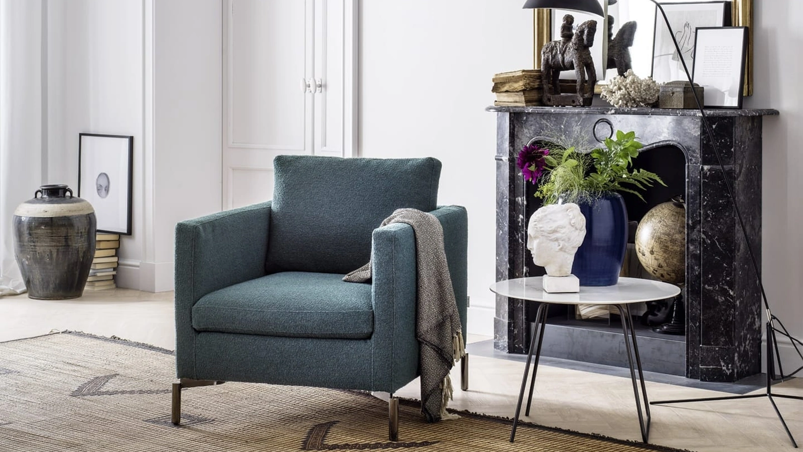 Poltroncina in tessuto Reef di Novamobili