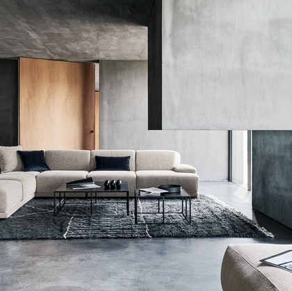 Divano angolare in tessuto Balmoral di Twils Lounge