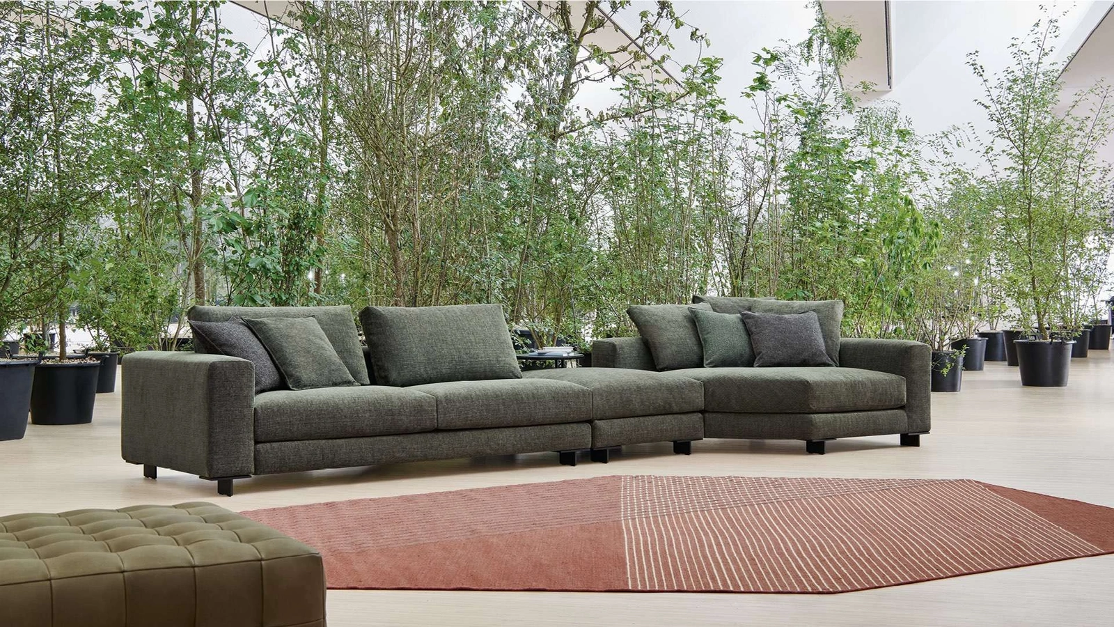 Divano con penisola T-Time di Twils Lounge