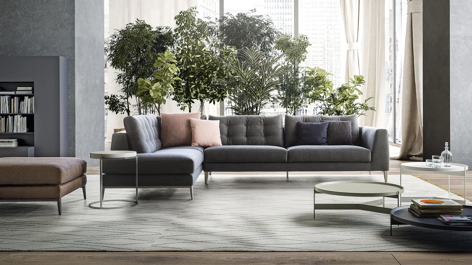 Divano angolare Time di Pianca