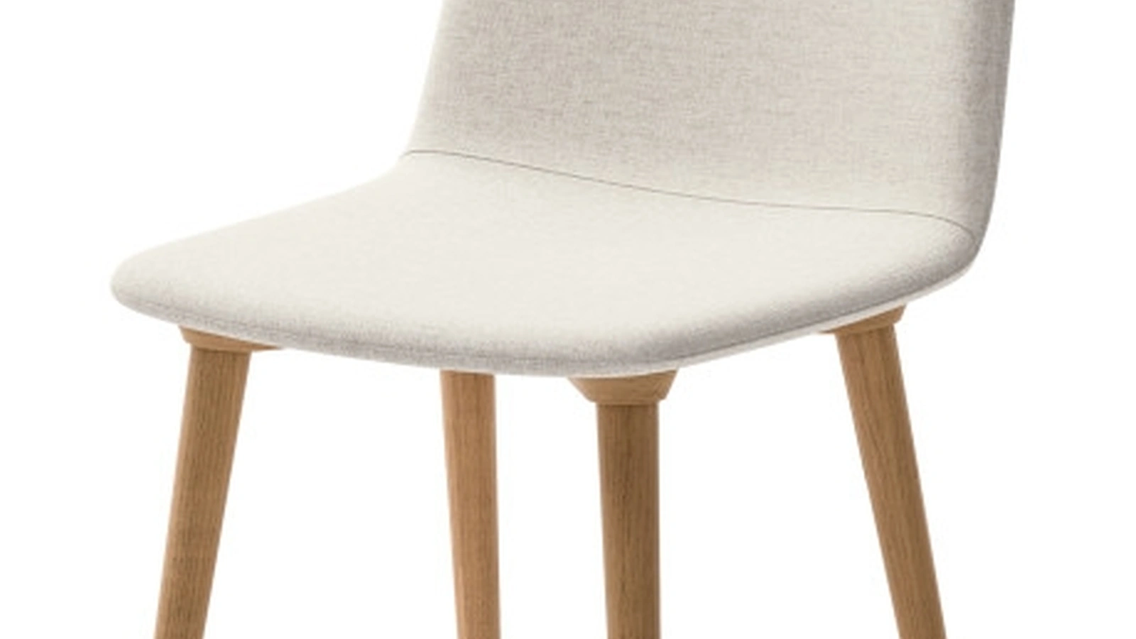 Sedia Alberta in tessuto imbottito con struttura in frassino di Veneta Cucine