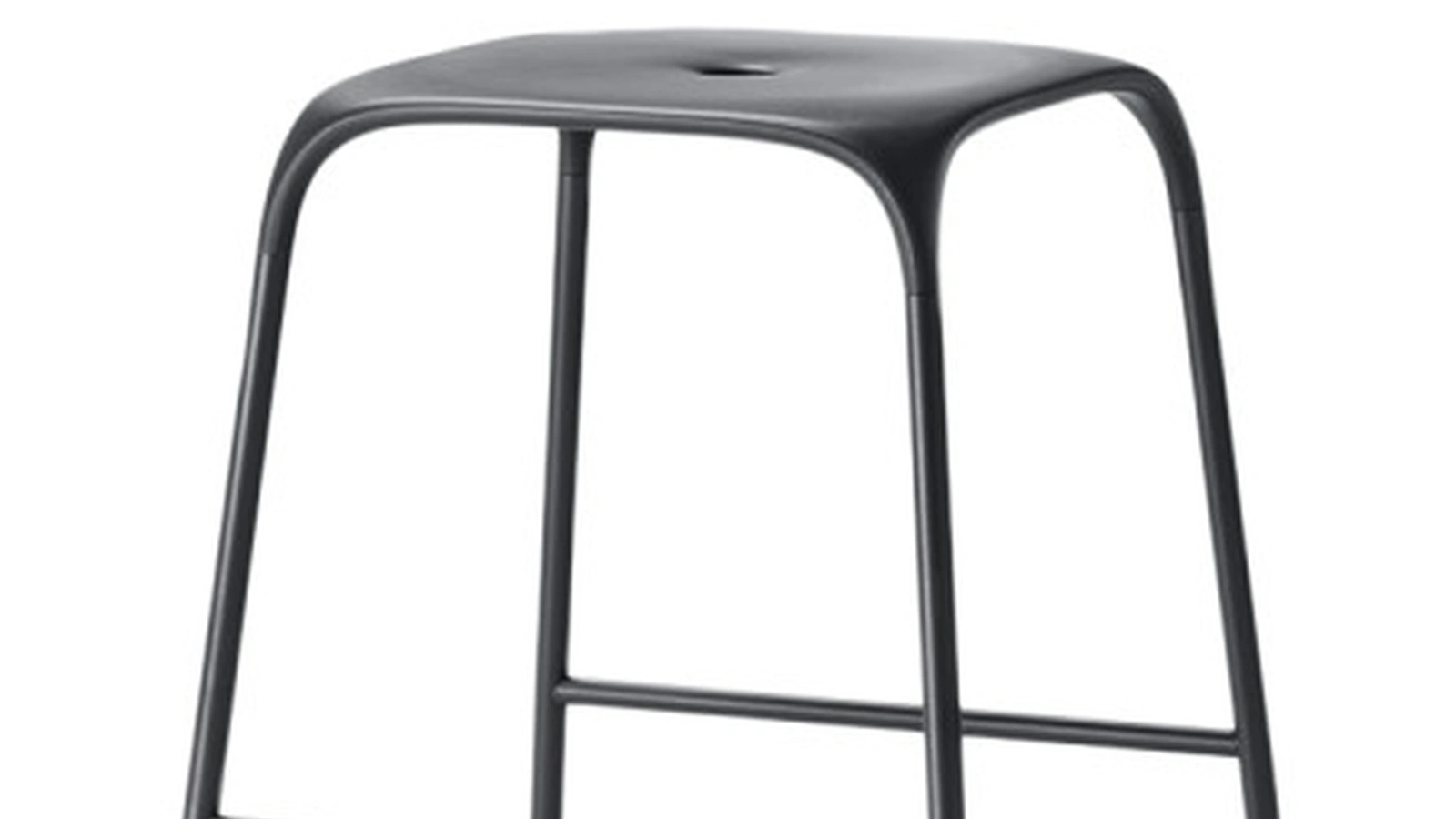 Sgabello Bobo con seduta in polipropilene e struttura in metallo di Veneta Cucine