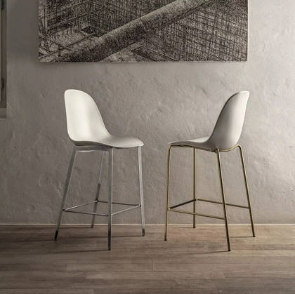 Sgabello in polipropilene Mood di Bontempi