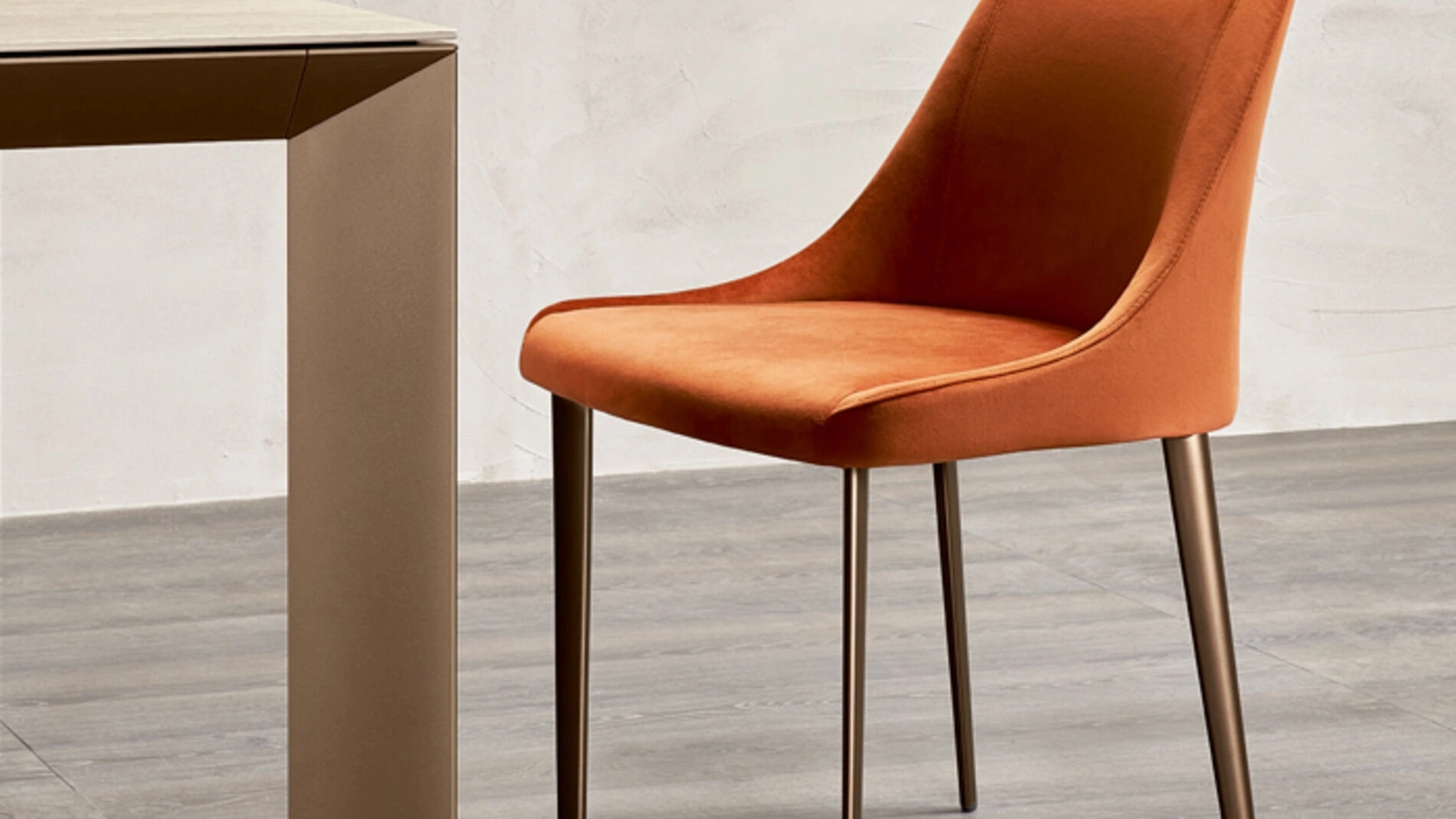 Sedia Carmen in tessuto di Riflessi