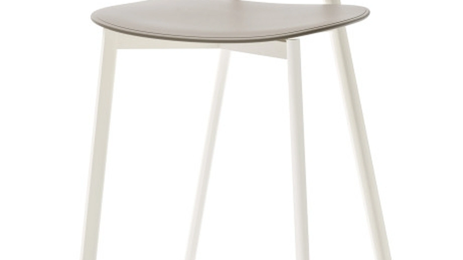 Sgabello Futura in polipropilene con struttura in metallo di Veneta Cucine