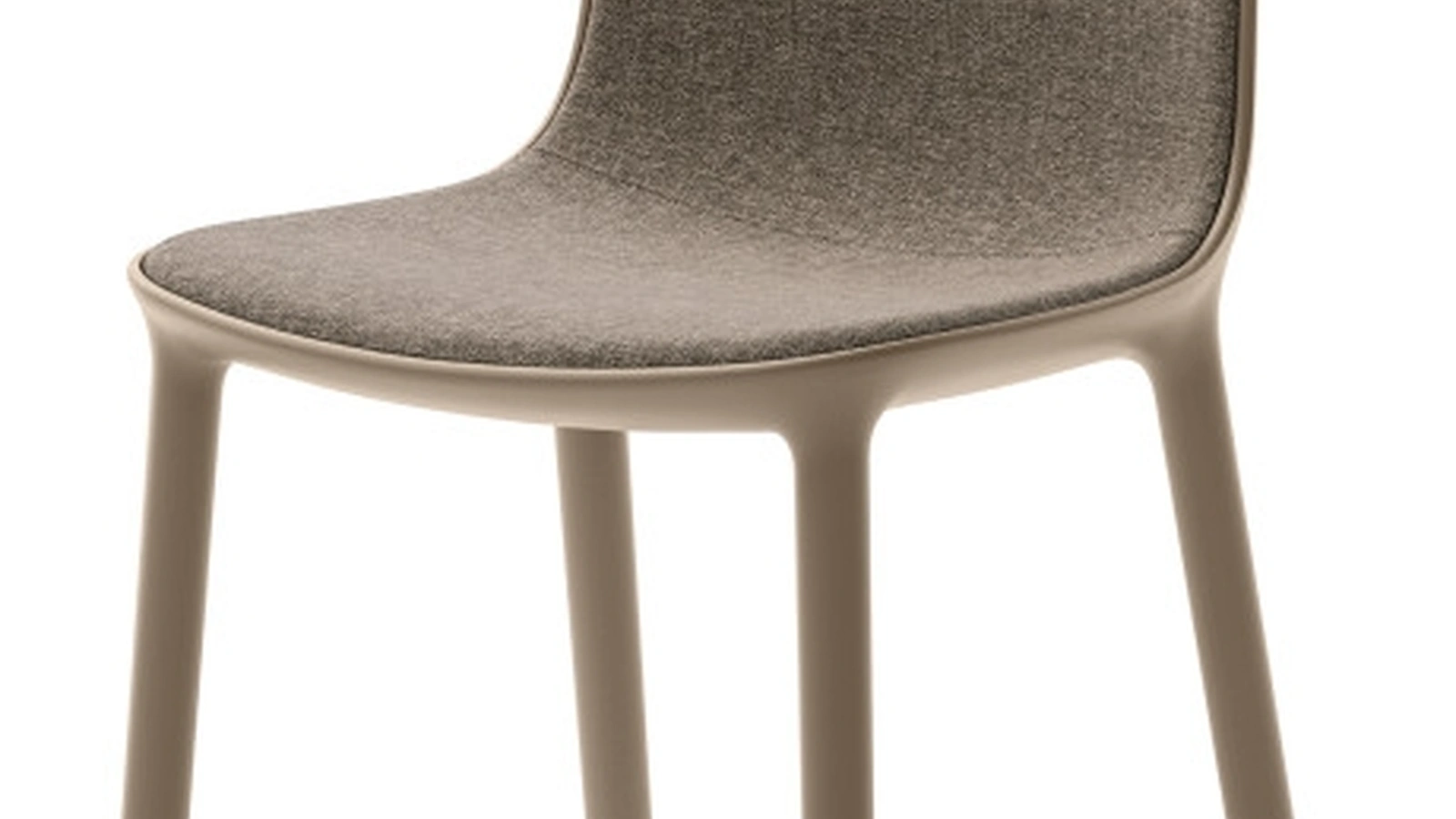 Sedia Hug con scocca in tessuto e struttura in polipropilene di Veneta Cucine