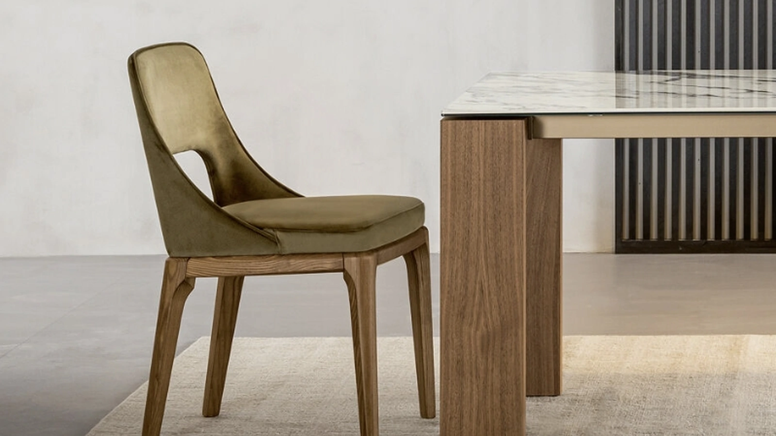 Sedia Maia in tessuto di Riflessi