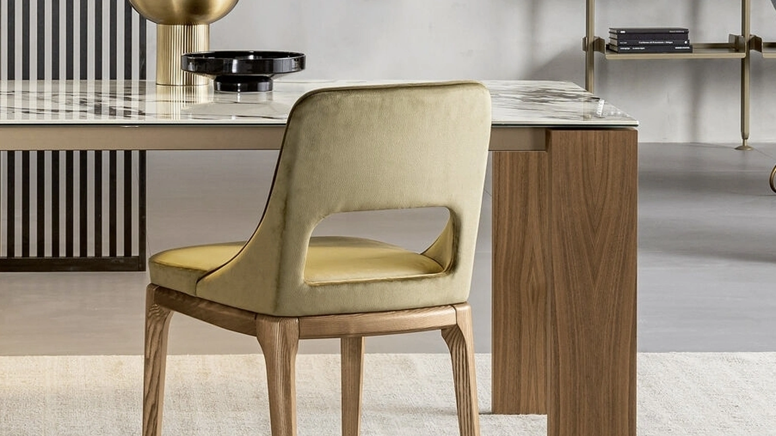 Sedia Maia in tessuto di Riflessi