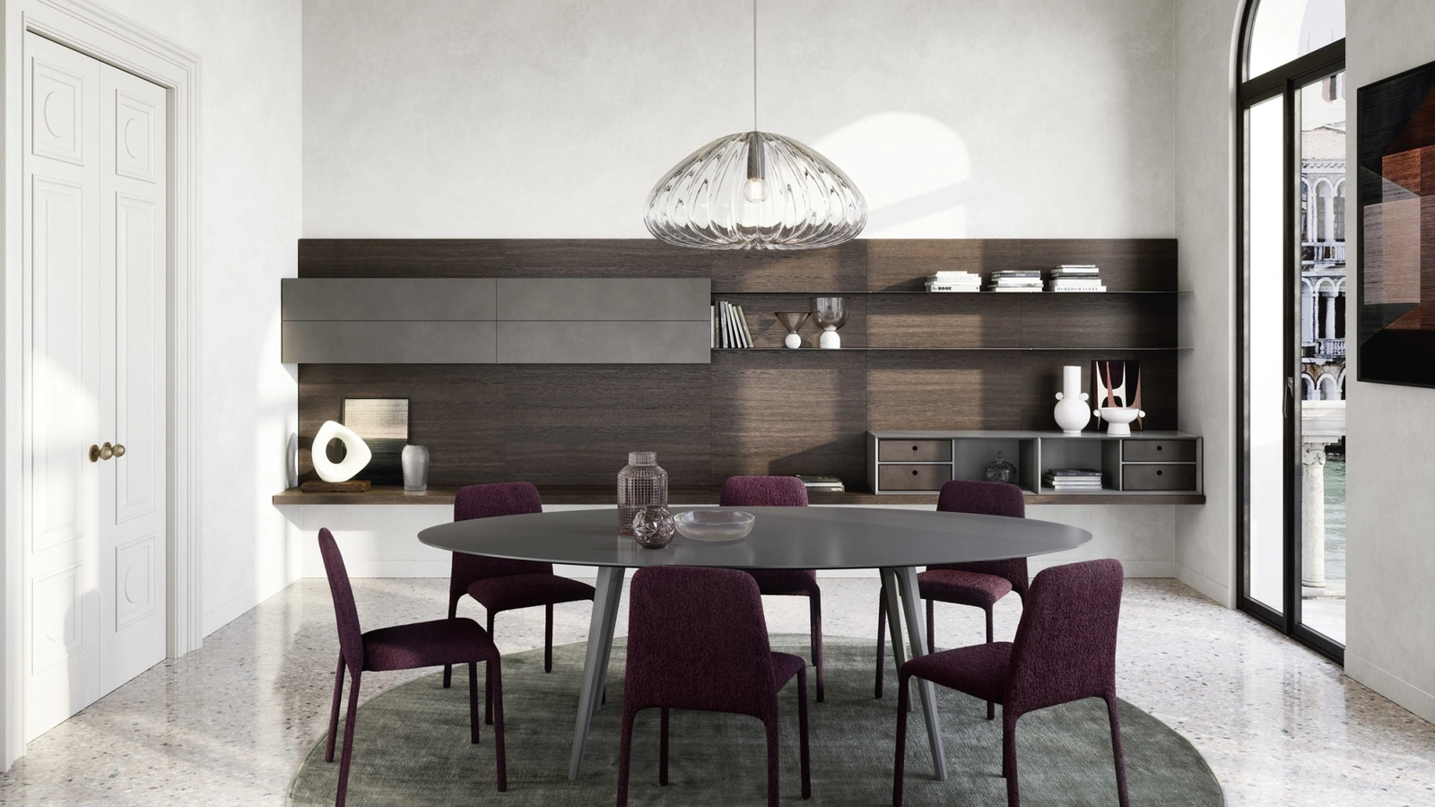 Sedia impilabile Time di Novamobili