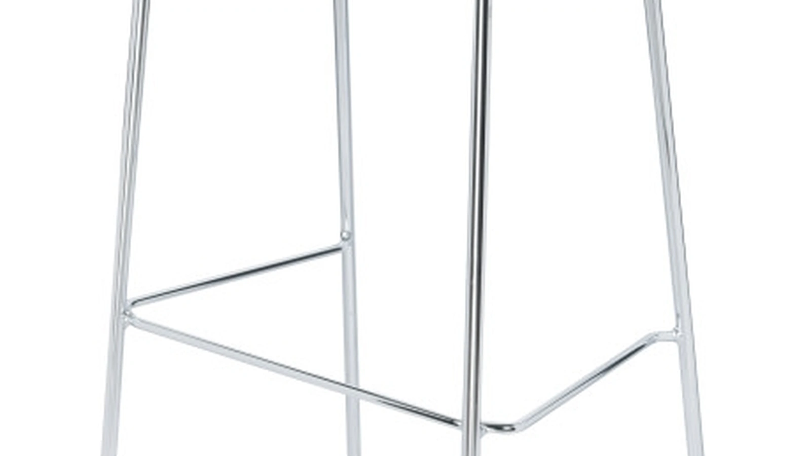 Sgabello Simply con seduta in tecnopolimero e base in metallo di Veneta Cucine