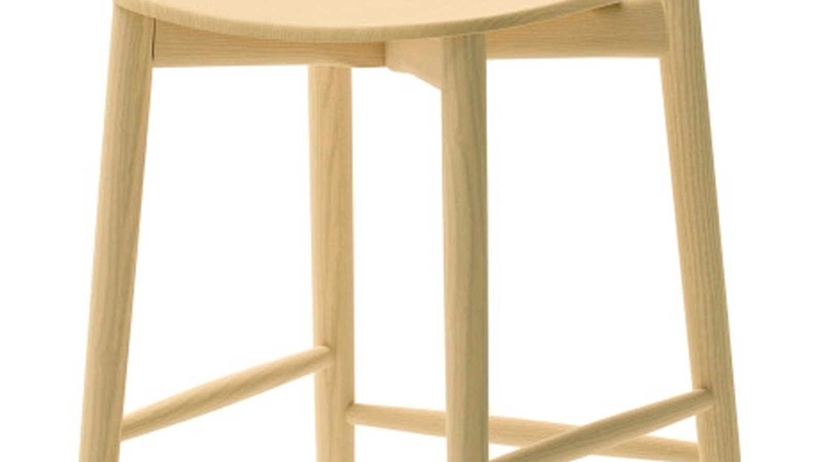 Sgabello Suomi in frassino di Veneta Cucine