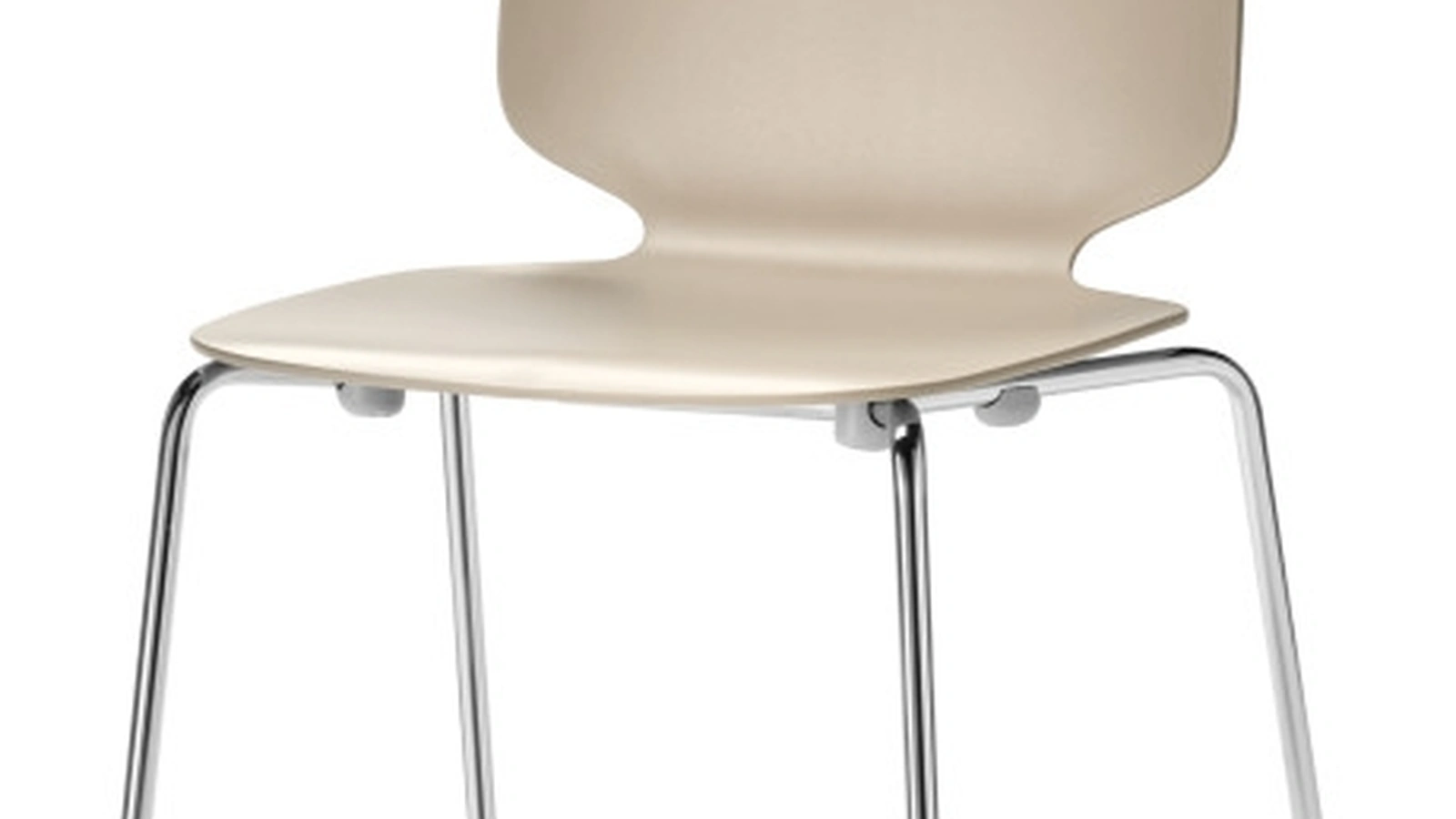 Sedia impilabile Babila con scocca in tecnopolimero e struttura in metallo di Veneta Cucine