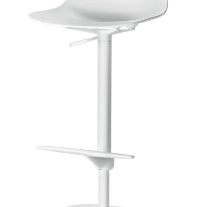 Sgabello girevole e regolabile Virgola Updown in tecnopolimero di Veneta Cucine
