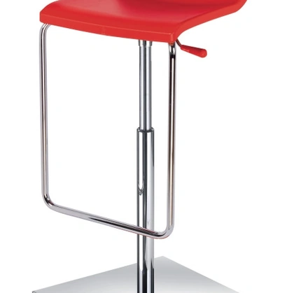 Sgabello girevole e regolabile Yoyo con scocca in tecnopolimero e base in metallo cromato di Veneta Cucine